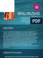 IBNU RUSHD Presentation Latest