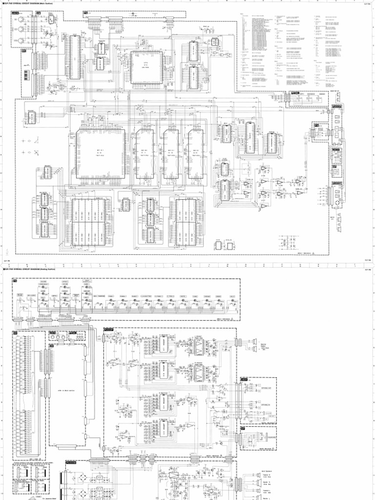 CLP-760 Schematics & Parts List | PDF