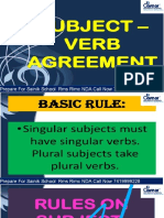 Edited - subject verb agreement