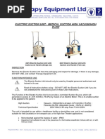 Therapy User Instructions ELECTRIC SUCTION UNIT