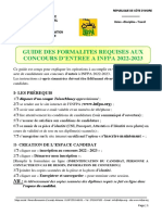 Guide Dinscription Aux Concours Dentree INFPA 2022 2023