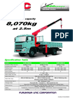 Unic Boom Trucks Spec f86601