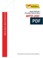 MPD-200 Dust Collector Manual