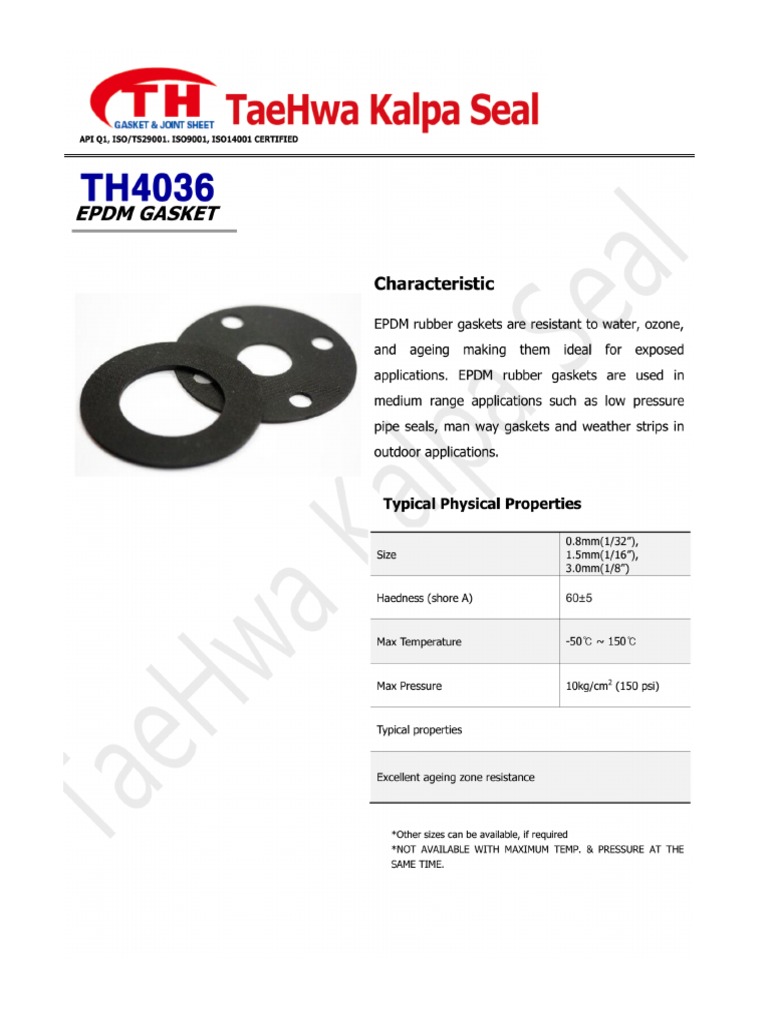 Datasheet TH4036 Hadness | PDF