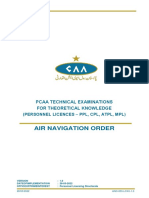 Draft ANO-033-LCXX-1.0 PCAA TECHNICAL EXAMINATIONS (Flight Crew Licences) For Advance Preparation