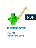 Econosto 950 Hand Vane Pump Manual