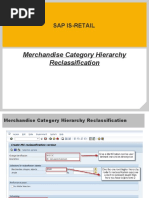 Merchandise Category Hierarchy Reclassification