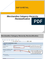 Merchandise Category Hierarchy Reclassification