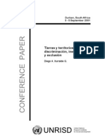 Tierras y Territorios Indígenas: Discriminación, Inequidad y Exclusión