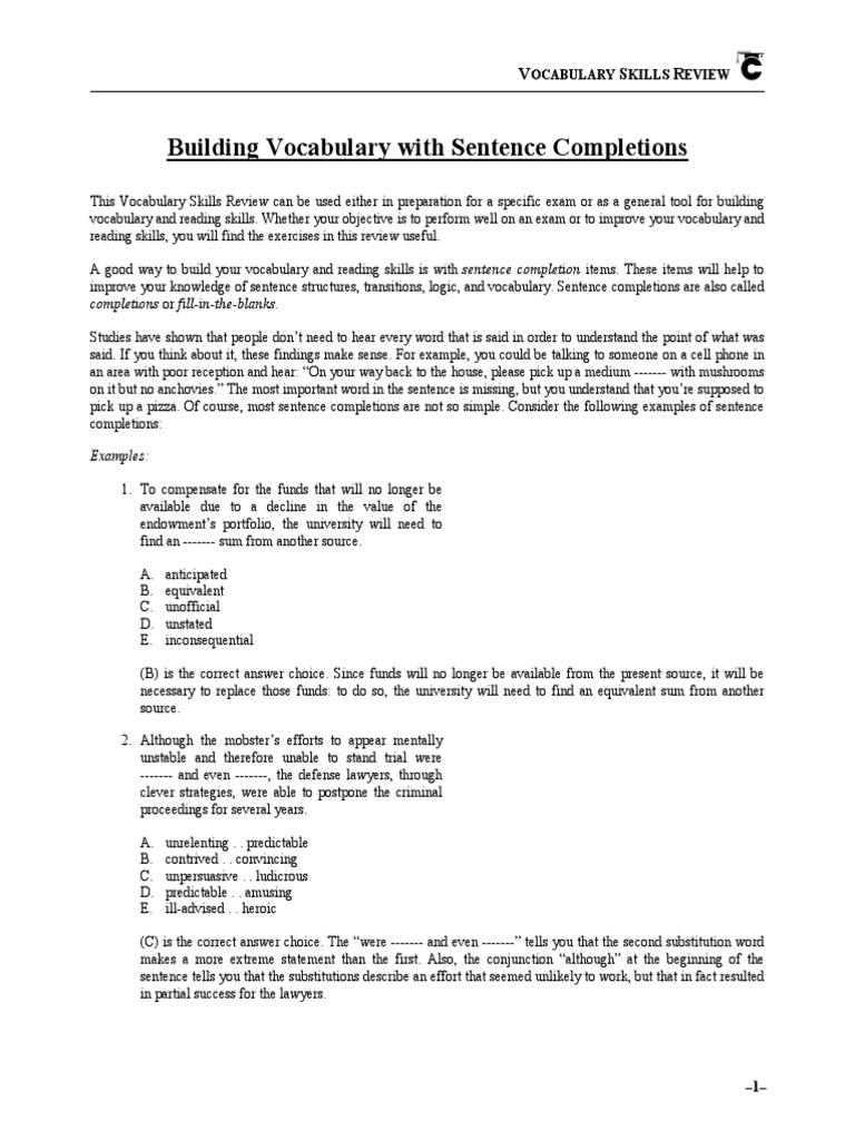 Vocabulary Skills Review 4 PDF Smoking Tobacco Smoking