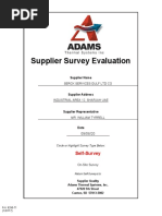 ATS Supplier Survey Evaluation