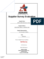 ATS Supplier Survey Evaluation