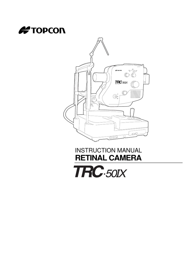 Topcon Retinal Camera Manual Guide | PDF | Electrical Connector | Camera