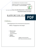 Rapport de Stage - CELINE AKNOUCHE - 1ere Année - G.M