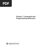 EViews 7 Command Ref