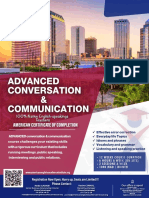 Communication and Conversation Flyer - American English Excellence Institute