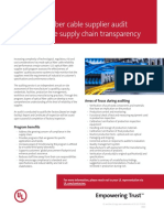 WC 025 Optical Fibre Cable Supplier Audit Sell Sheet US DIGITAL