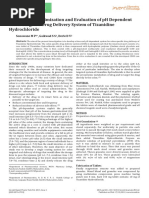 2013 Colon Targeted Drug Delivery System of Tizanidine