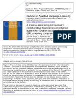 2011-A Mobile-Assisted Synchronously Collaborative Translation-Annotation System For English As A Foreign Language (EFL) Reading Comprehension