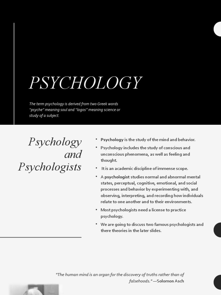 Famous Psychologists, LT PDF Self Actualization Conformity