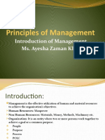Principles of Management Topic 1
