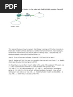 Connect My GNS Router To The Internet Via DSL