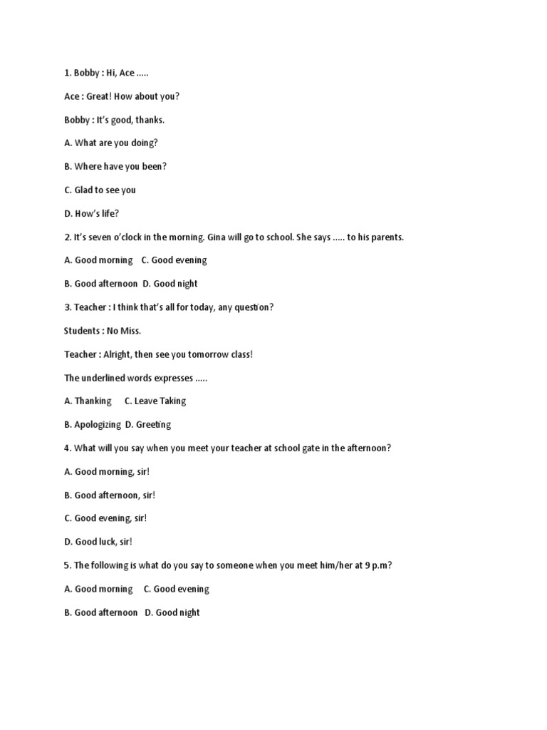 Contoh latihan soal b inggris kelas 7 pdf