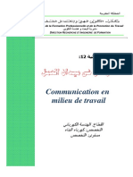 Module 12 Communication en Milieu de Travail