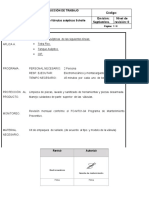 Instrucción de Trabajo de Válvulas Asepticas Scholle