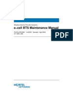 E-cell BTS Maintenance Manual