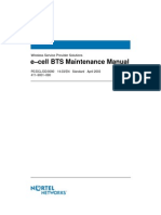 E-Cell BTS Maintenance Manual