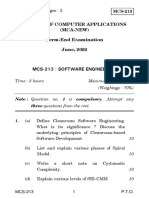 MCS-213 Software Engineering (June 2022)