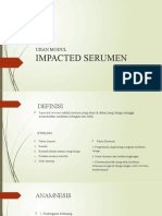 Impacted Serumen