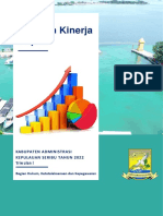 Dokumen Evaluasi Capaian Dokumen Kinerja Eselon 2, 3, 4 Dan Fungsional TW I Tahun 2022