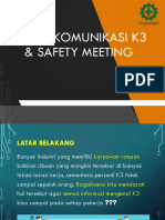 2022 Dasar Komunikasi K3 & Safety Meeting