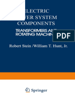 Electric Power System Components - Transformers and Rotating Machines