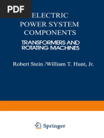 Electric Power System Components - Transformers and Rotating Machines