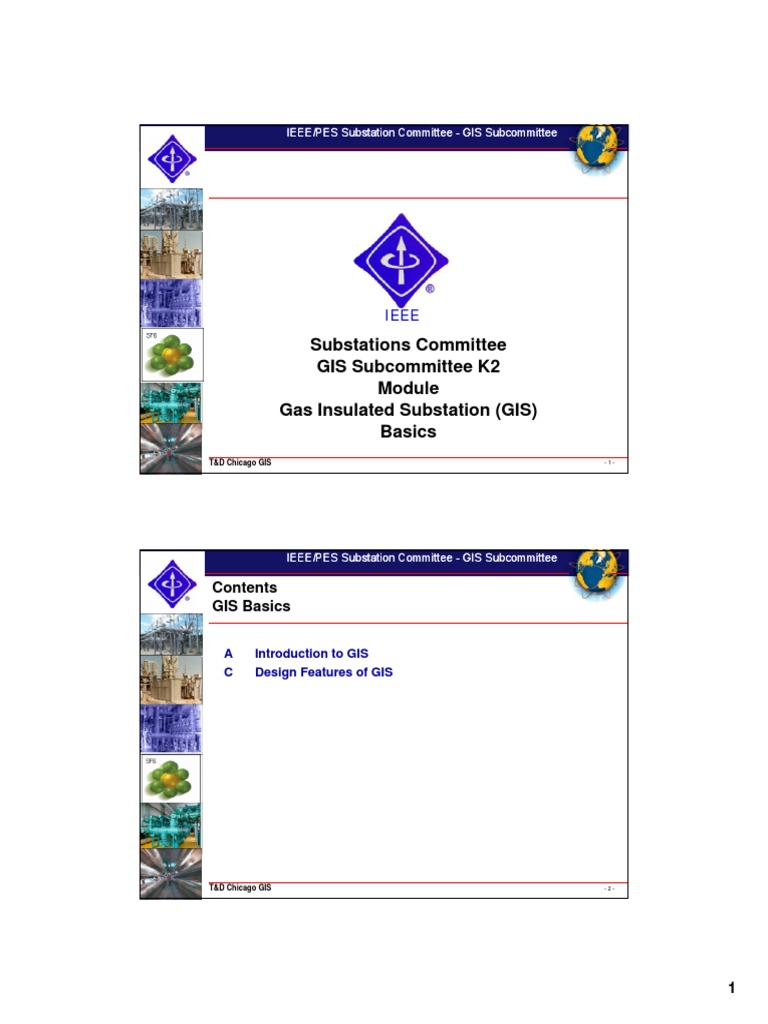 Introduction to Gas Insulated Substations | PDF | Electrical Substation ...