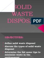 Solid Waste Disposal. Reporting