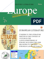 European Literature Guide to 21st Century Works