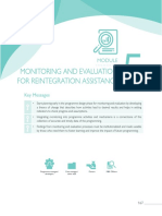 M&E - Reintegration Assistance