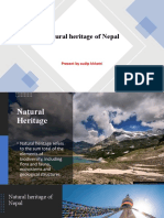 Nepal's Natural Heritage Sites and Protected Landscapes