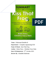 Kiss That Frog Book Review