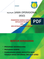 KSO BPJS Ketenagakerjaan dan Pemerintah Kabupaten Kepulauan Selayar