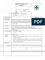 Sop Pemberian Tablet Zat Besi Pada Ibu Nifas 2020