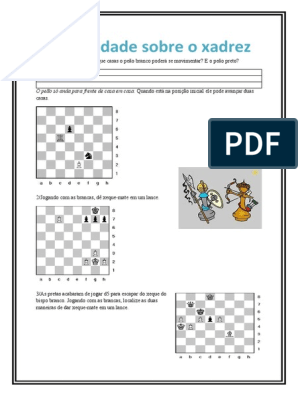 100 Posições para Testar o Seu Xadrez (Márcio Lazzarotto), PDF, Aberturas  (xadrez)