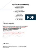 Ethics Legal Aspect To Nursing