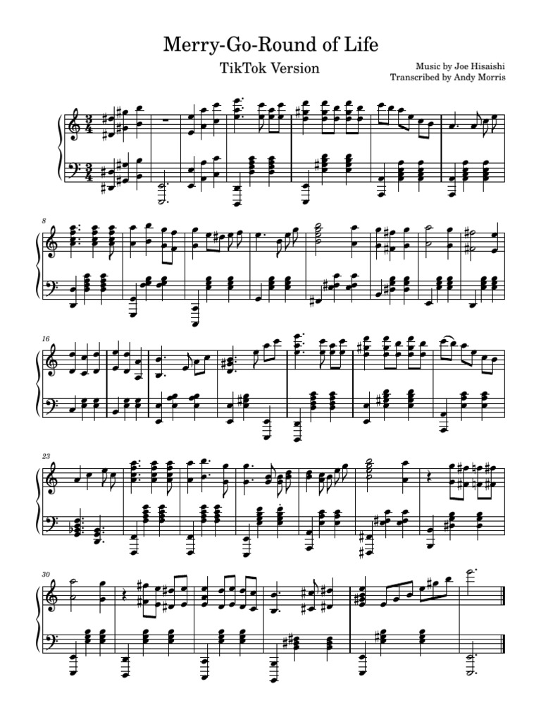 Merry Go Round of Life | PDF