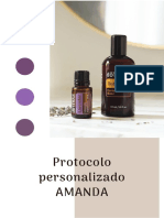 Protocolo personalizado de óleos essenciais Lavanda, Lemon e Peppermint