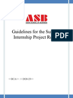 SIP Report Format - BCA2020